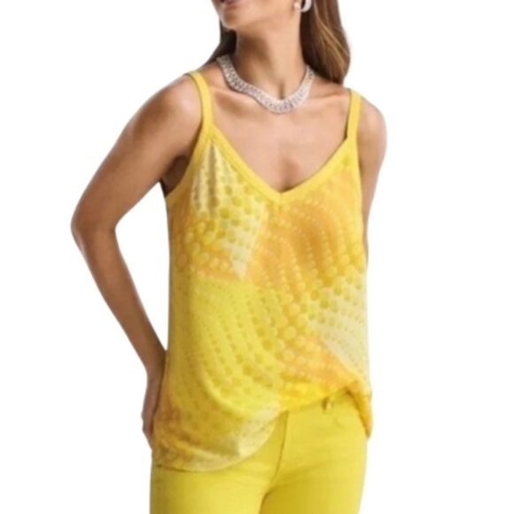 CAbi Tops - NWT CAbi Sunbeam Yellow Cami